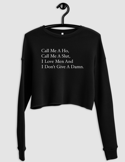 I Love Men | Crop Sweatshirt OniTakai