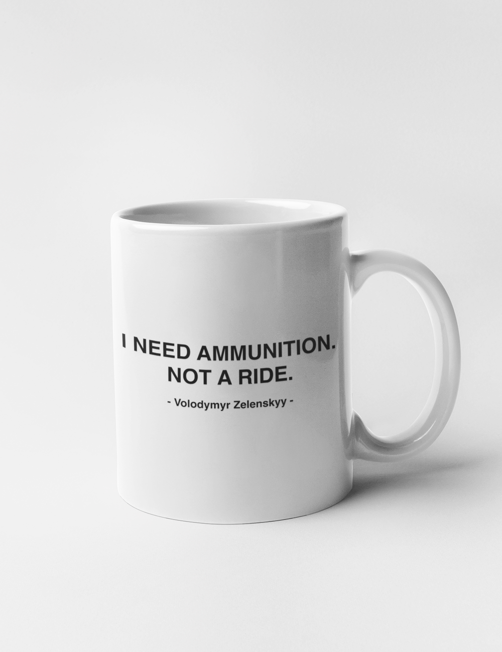 I Need Ammunition Not A Ride Classic Coffee Mug OniTakai