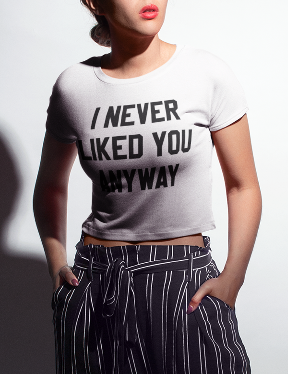 I Never Liked You Anyway | Crop Top T-Shirt OniTakai
