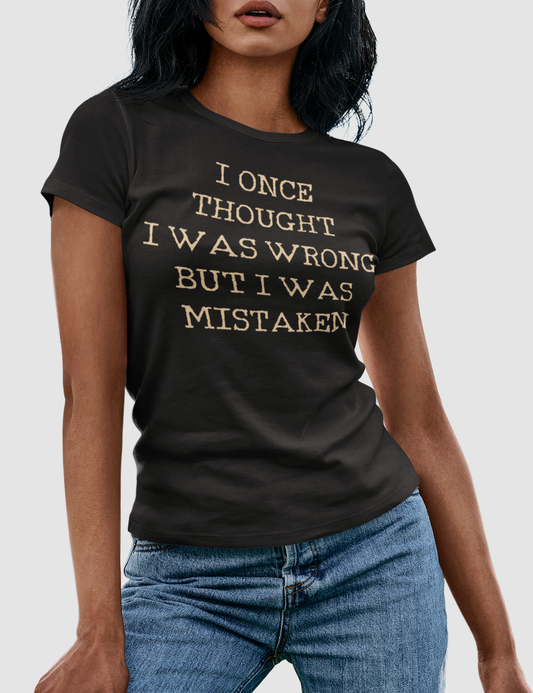 I Once Thought I Was Wrong | Women's Fitted T-Shirt OniTakai