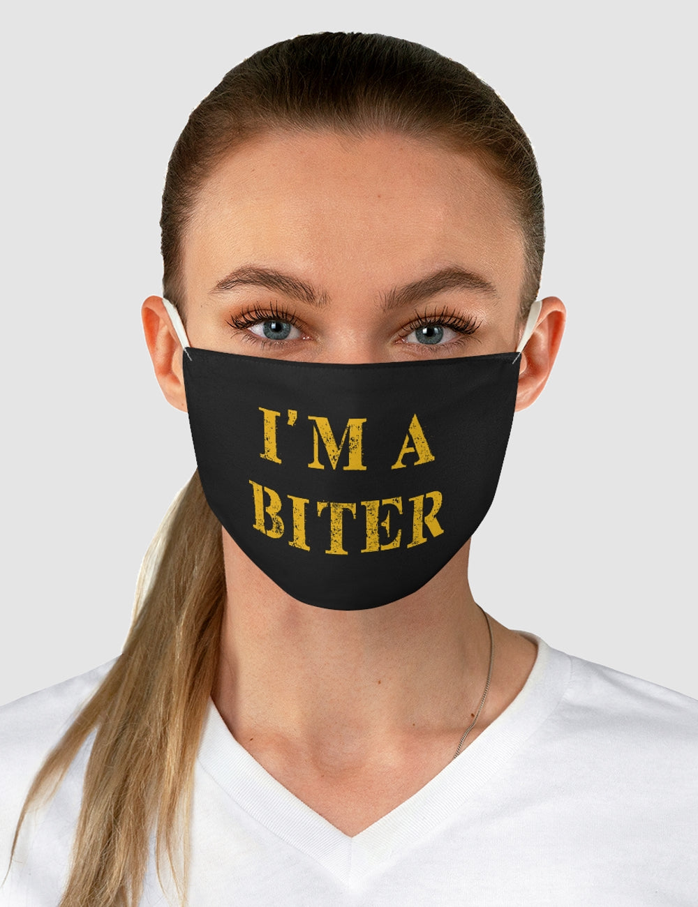 I'm A Biter | Two-Layer Polyester Fabric Face Mask OniTakai