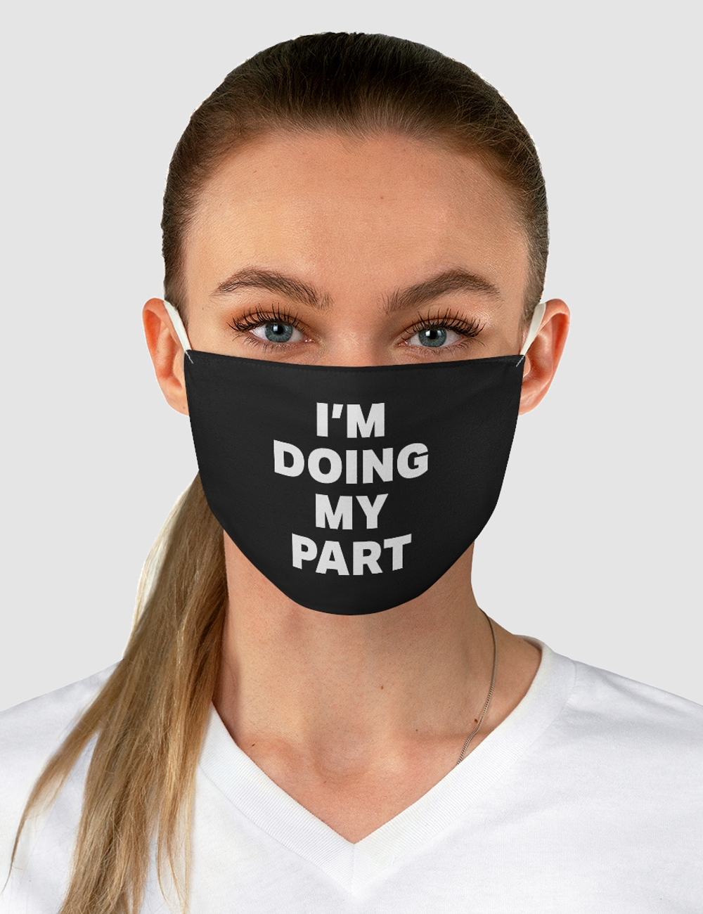 I'm Doing My Part | Two-Layer Polyester Fabric Face Mask OniTakai