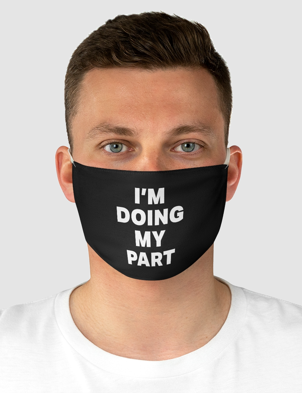 I'm Doing My Part | Two-Layer Polyester Fabric Face Mask OniTakai