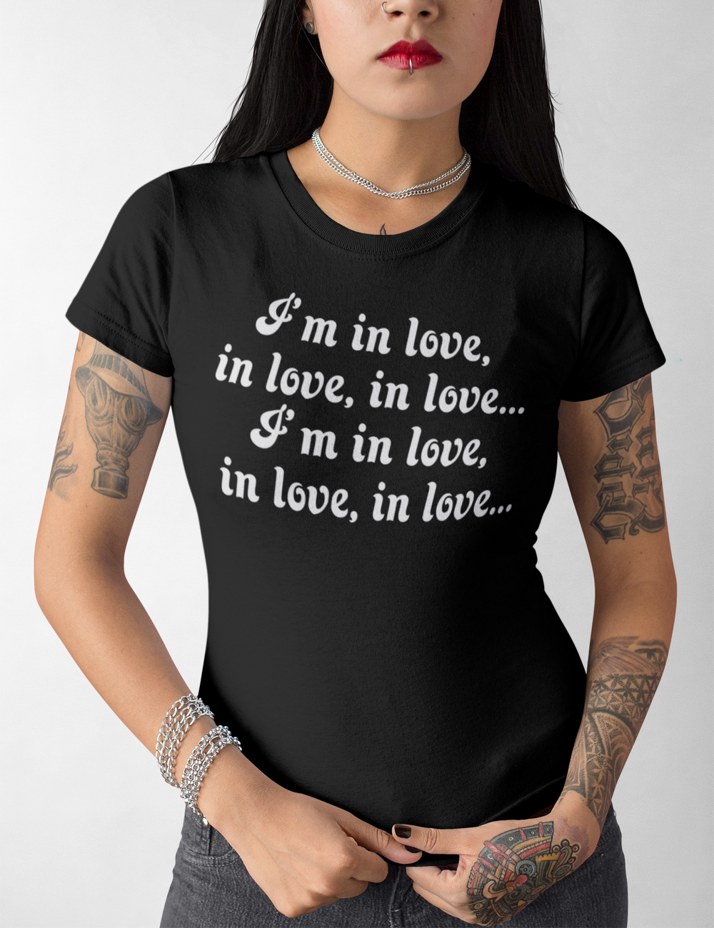I'm In Love | Women's Fitted T-Shirt OniTakai