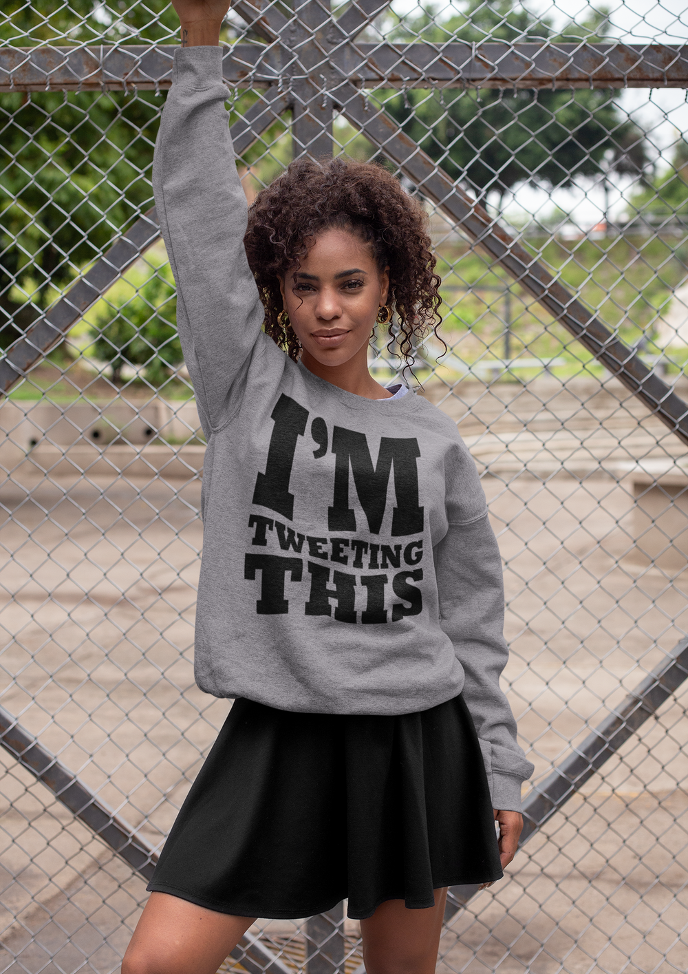 I'm Tweeting This | Crewneck Sweatshirt OniTakai