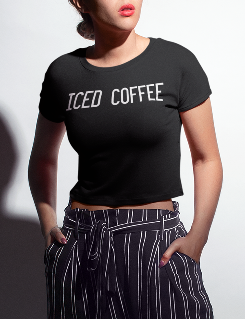 Iced Coffee | Crop Top T-Shirt OniTakai