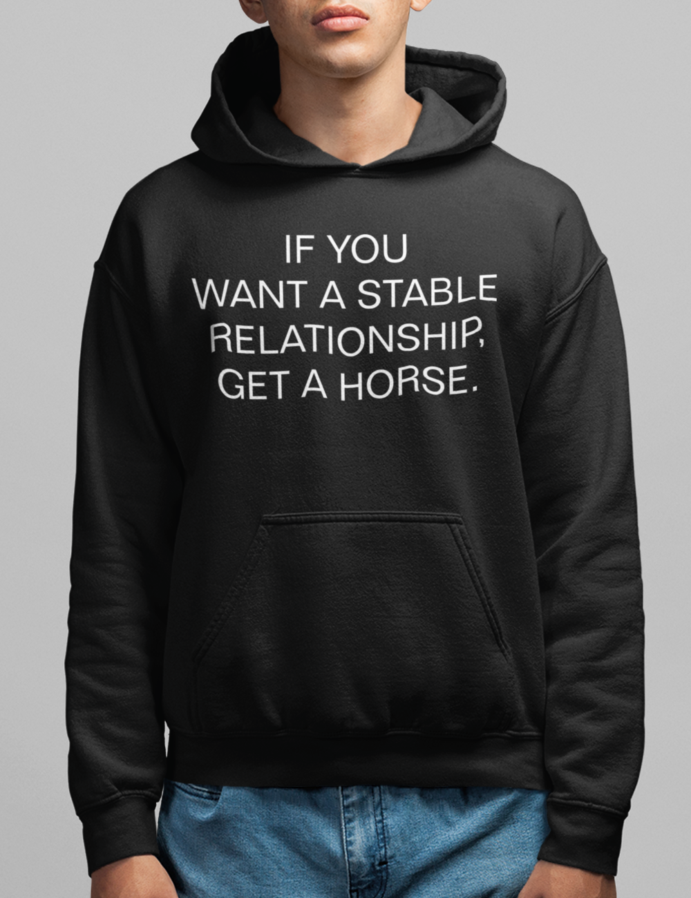 If You Want A Stable Relationship Get A Horse | Hoodie OniTakai