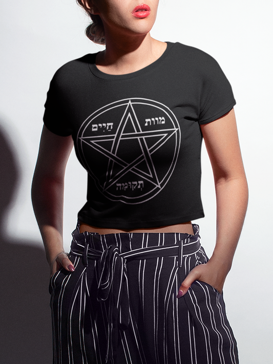 Immortal Pentacle | Crop Top T-Shirt OniTakai