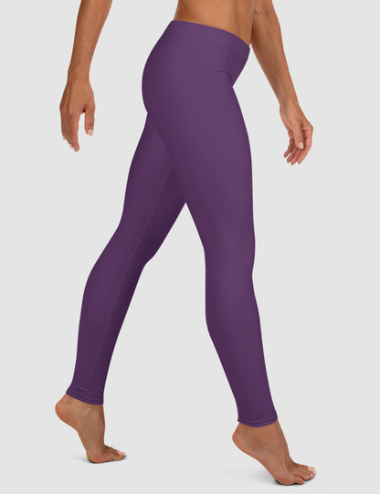 Imperial Purple | Women's Standard Yoga Leggings OniTakai