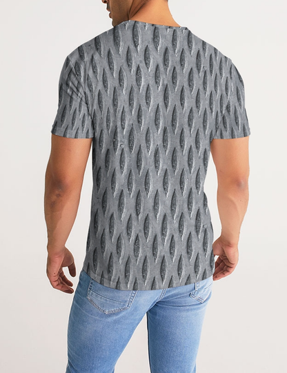 Industrial Metal Grid Pattern | Men's Sublimated T-Shirt OniTakai