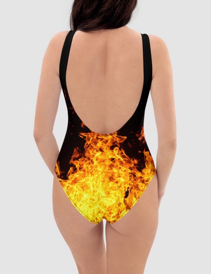 Intense Flames | Women's One-Piece Swimsuit OniTakai