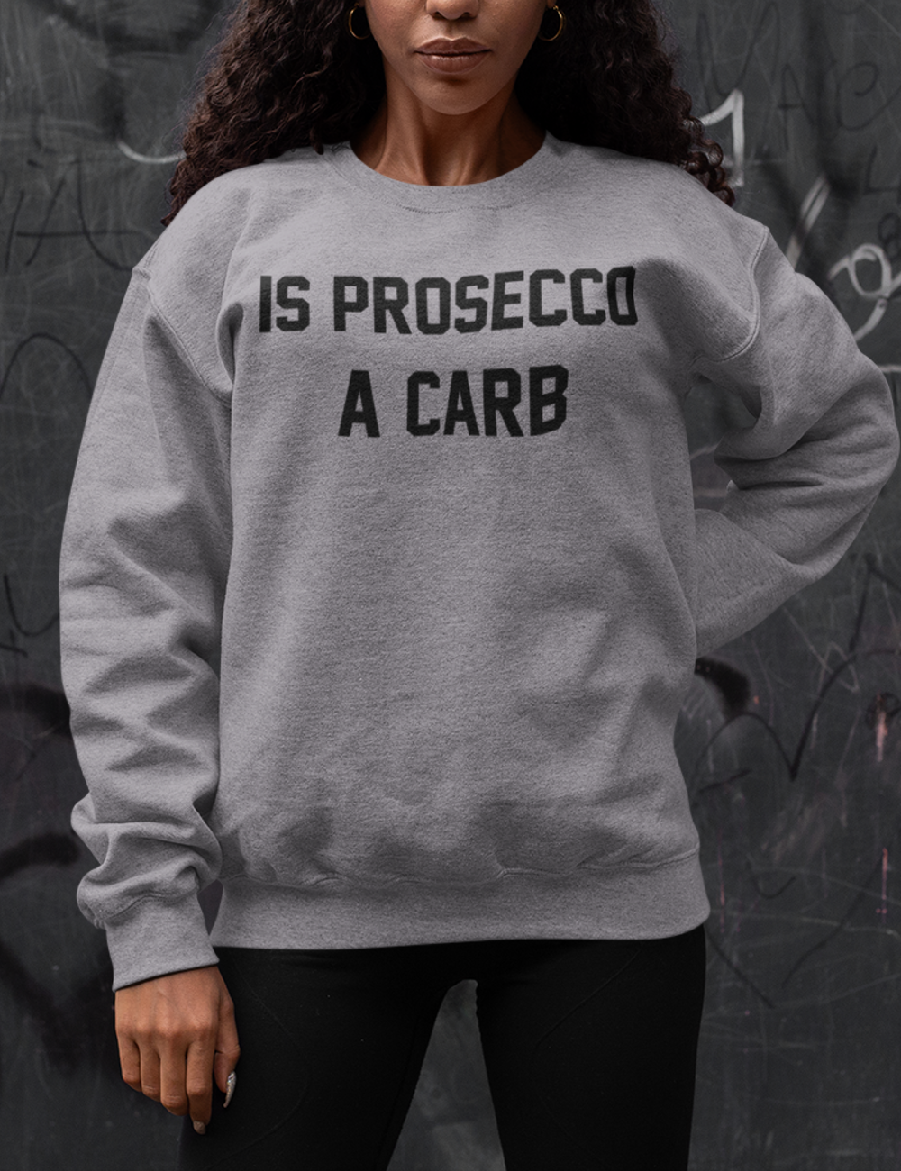 Is Prosecco A Carb | Crewneck Sweatshirt OniTakai