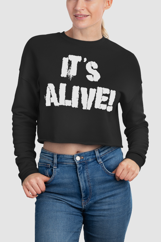 It's Alive! Crop Sweatshirt OniTakai