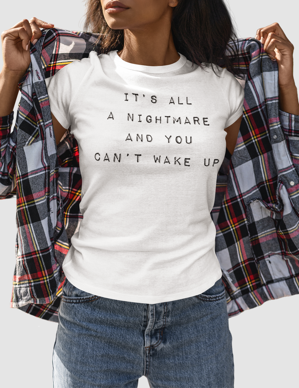 It's All A Nightmare | Women's Fitted T-Shirt OniTakai