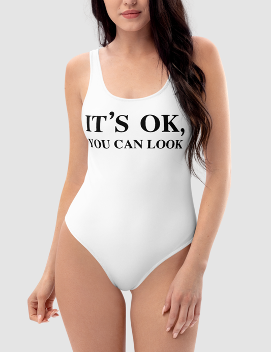 It's Ok You Can Look | Women's One-Piece Swimsuit OniTakai