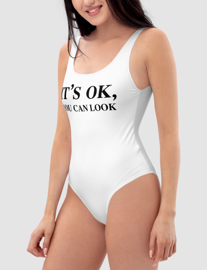 It's Ok You Can Look | Women's One-Piece Swimsuit OniTakai