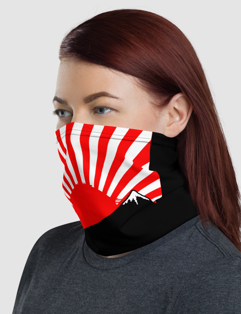 Japan Rising | Neck Gaiter Face Mask OniTakai