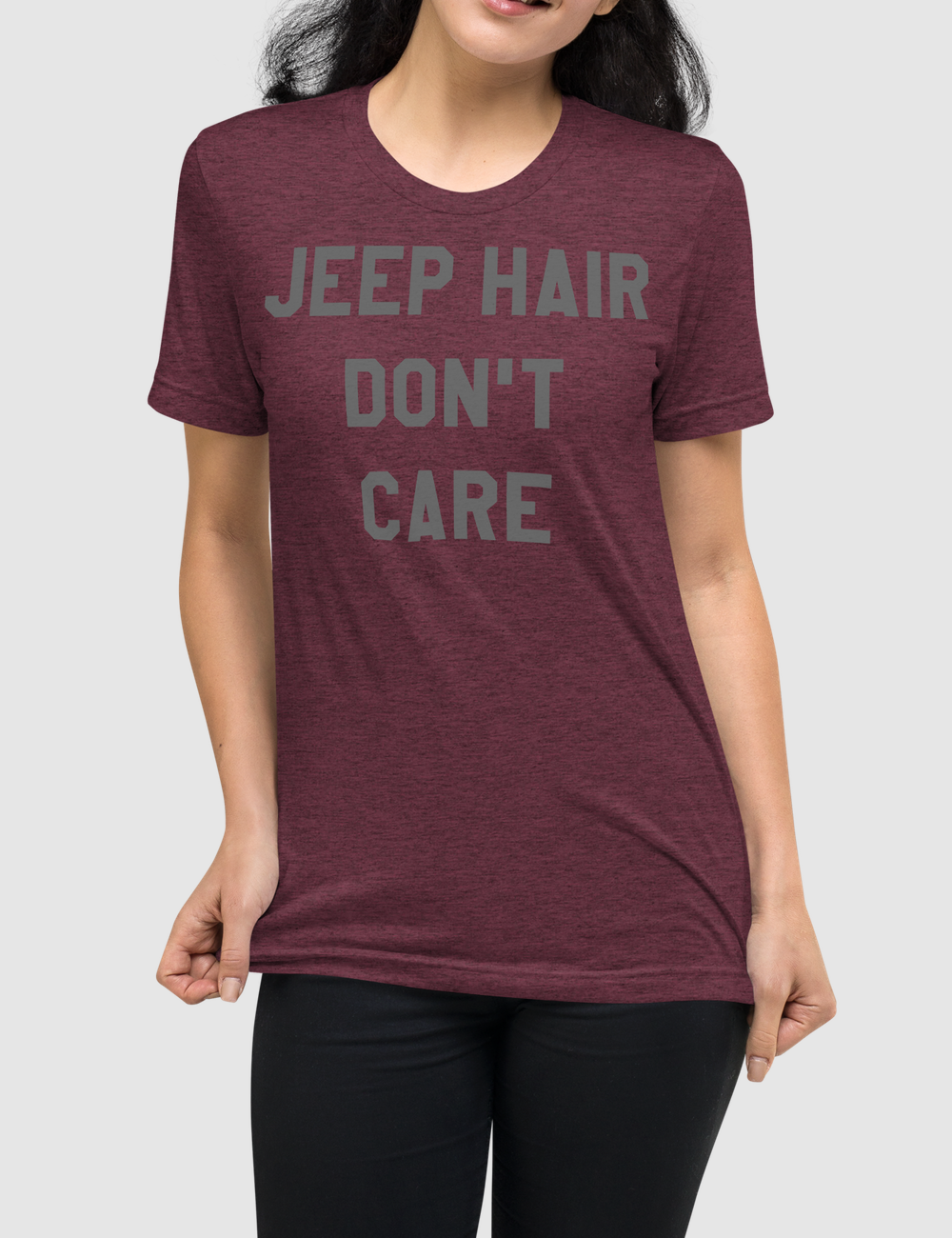 Jeep Hair Don't Care Tri-Blend T-Shirt OniTakai