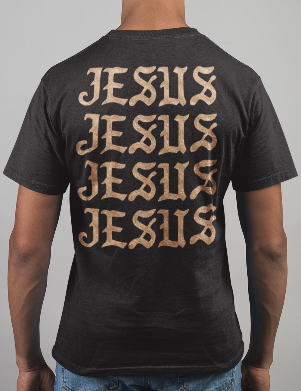 Jesus | Back Print T-Shirt OniTakai