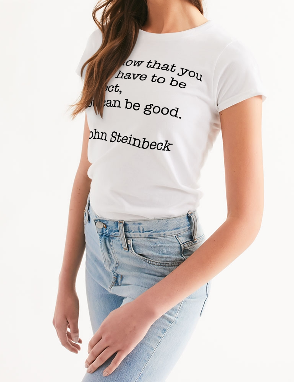 John Steinbeck East Of Eden Quote | Women's Sublimated T-Shirt OniTakai