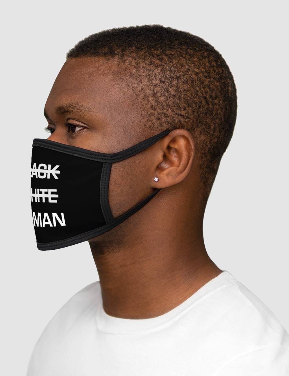 Just Human | Mixed Fabric Face Mask OniTakai