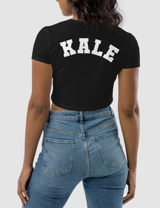 Kale | Women's Back Print Crop Top T-Shirt OniTakai