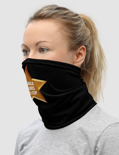 Kamala Harris Is A Cop | Neck Gaiter Face Mask OniTakai