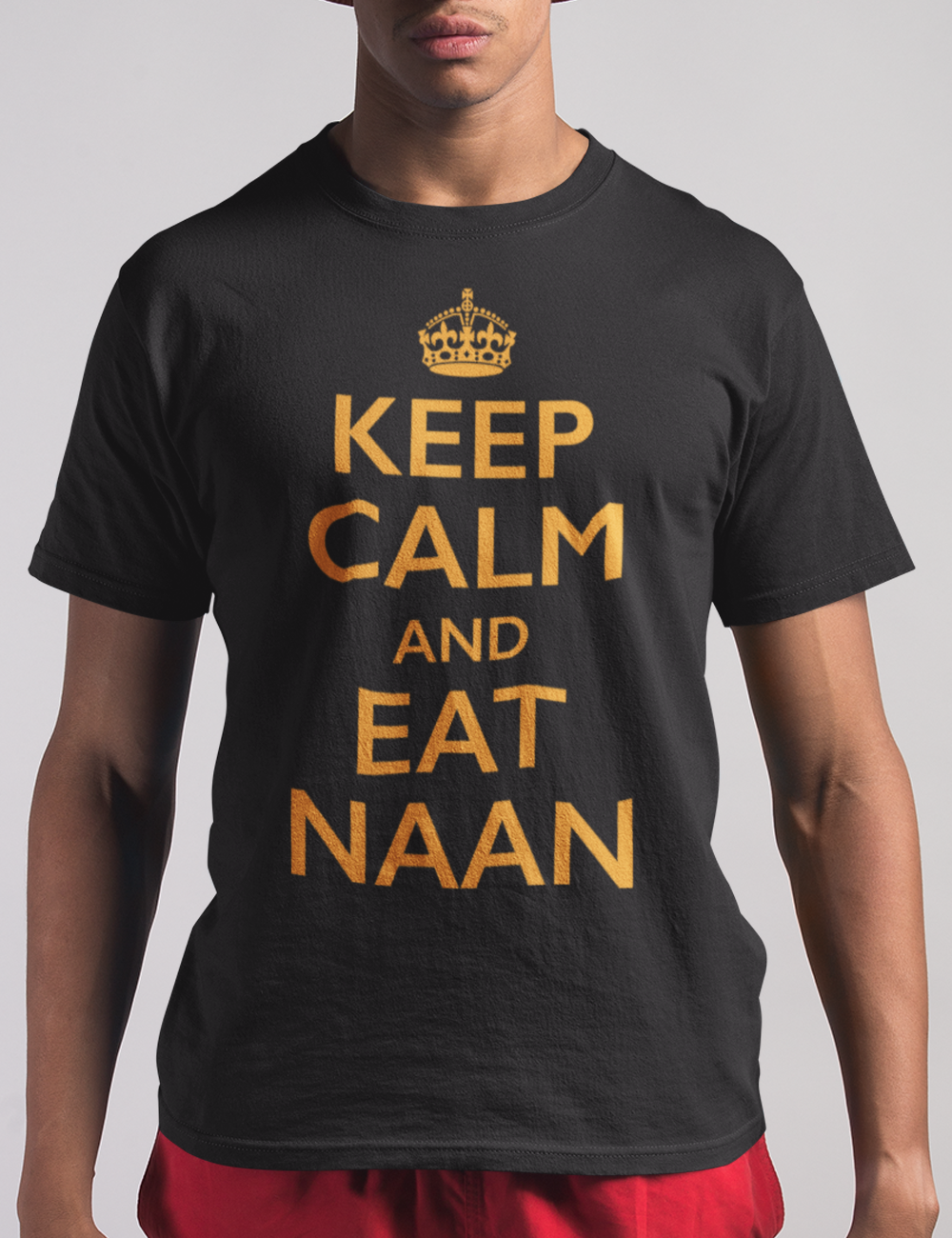 Keep Calm And Eat Naan | T-Shirt OniTakai