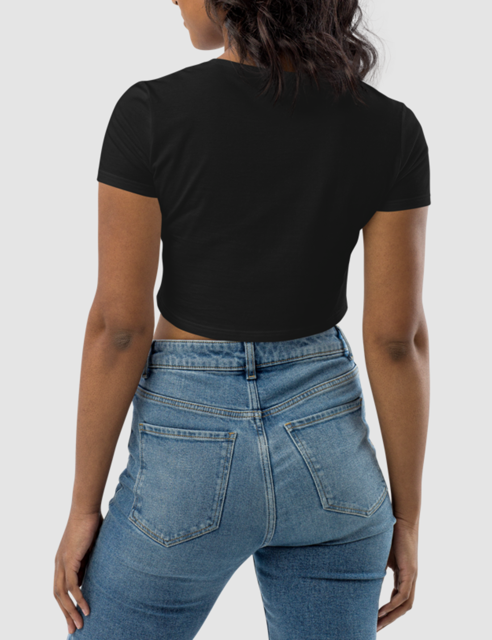 Kiss My Black Ass Women's Fitted Crop Top T-Shirt OniTakai
