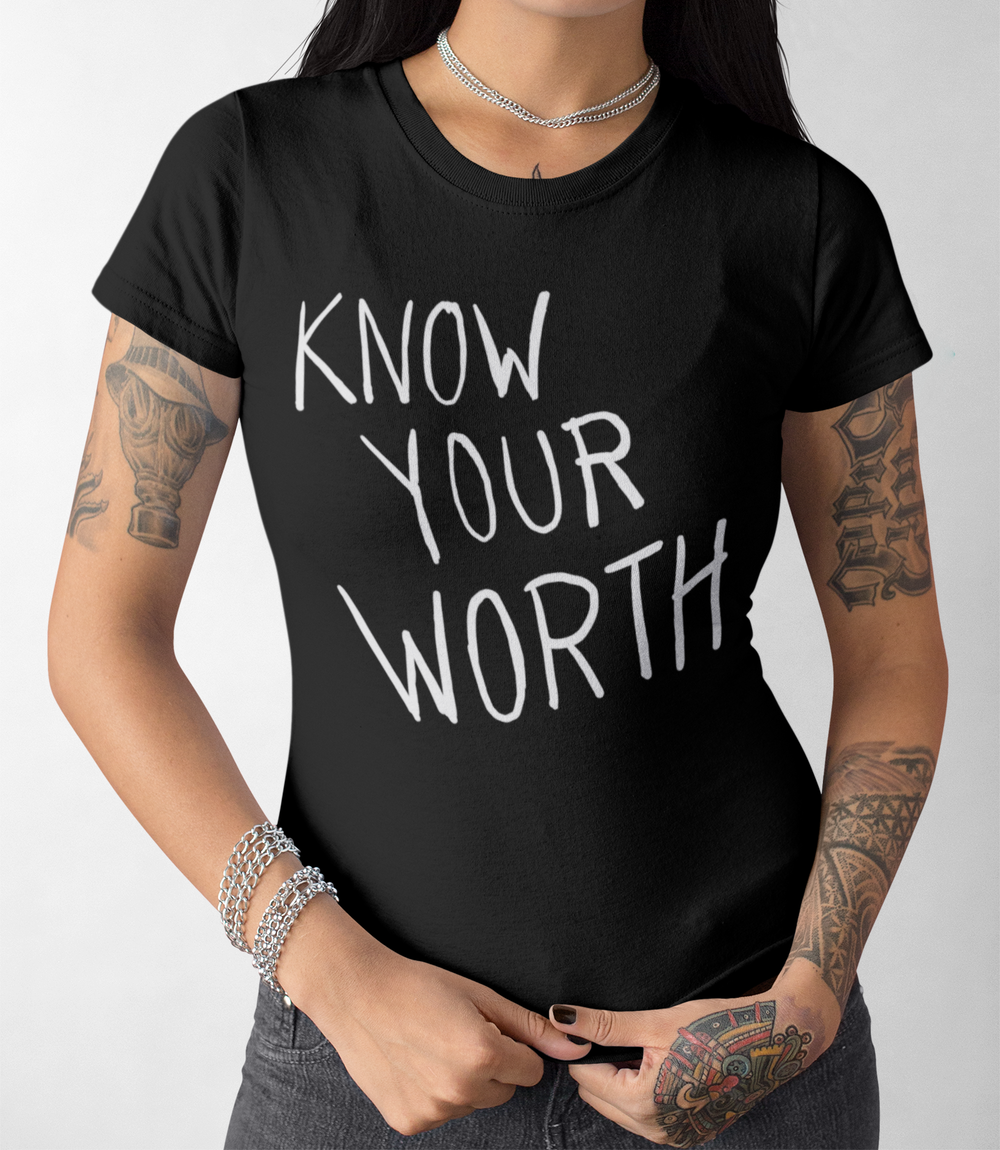 Know Your Worth | Women's Cut T-Shirt OniTakai