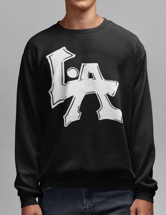 L.A. Los Angeles Graffiti Style Crewneck Sweatshirt OniTakai