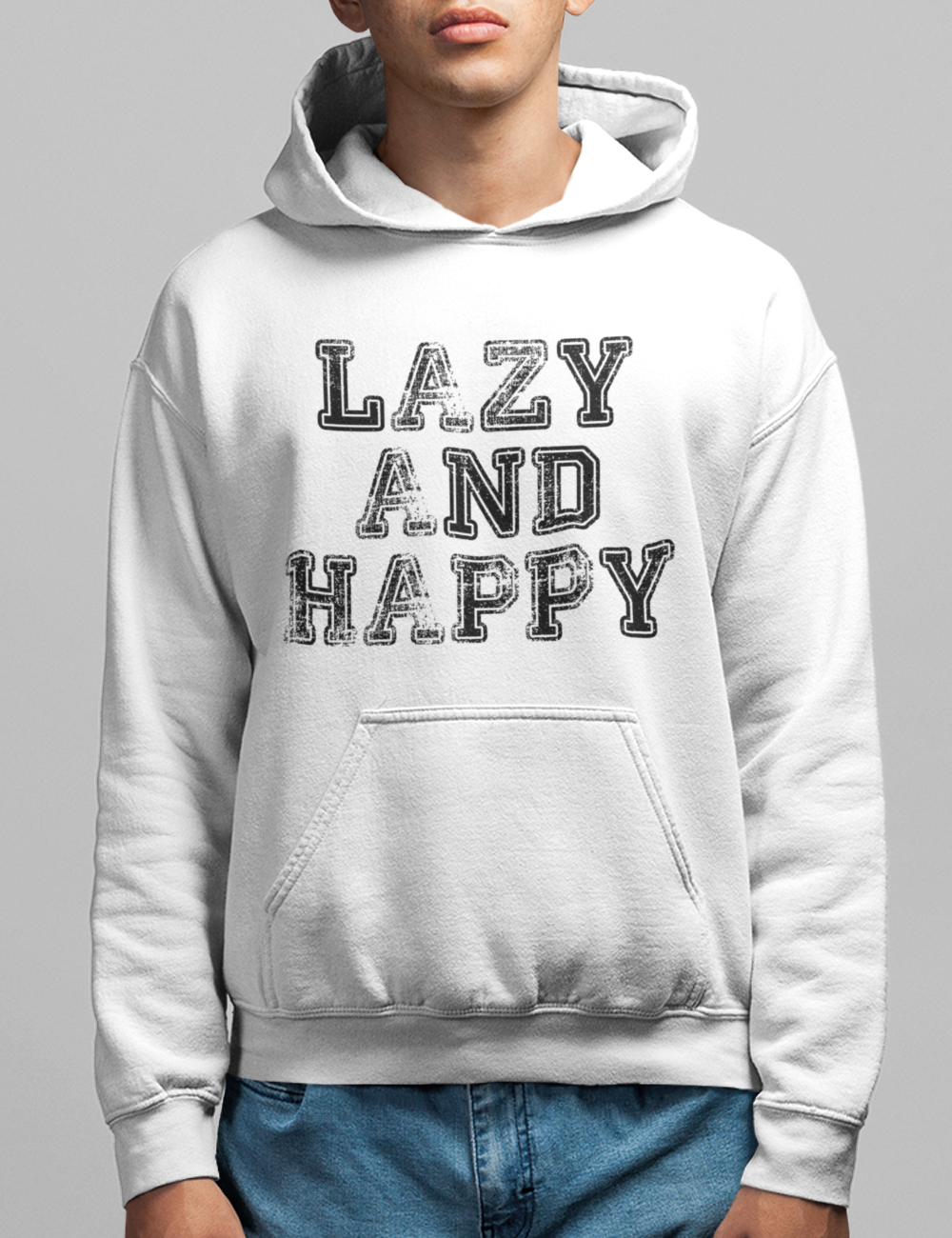 Lazy And Happy | Hoodie OniTakai