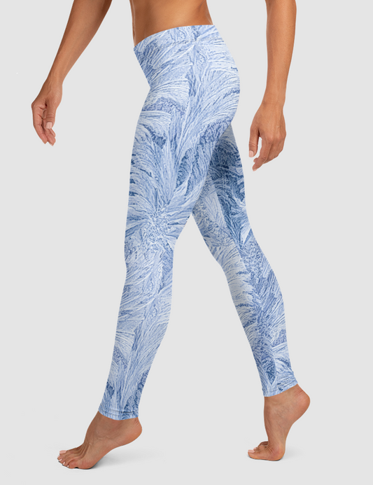 Leafy Frost | Women's Standard Yoga Leggings OniTakai