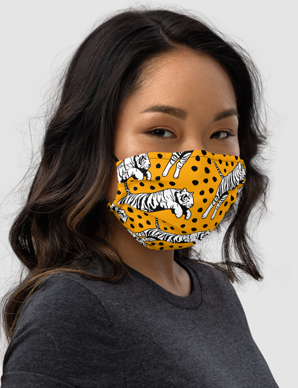Leaping Tiger | Premium Double Layered Pocket Face Mask OniTakai