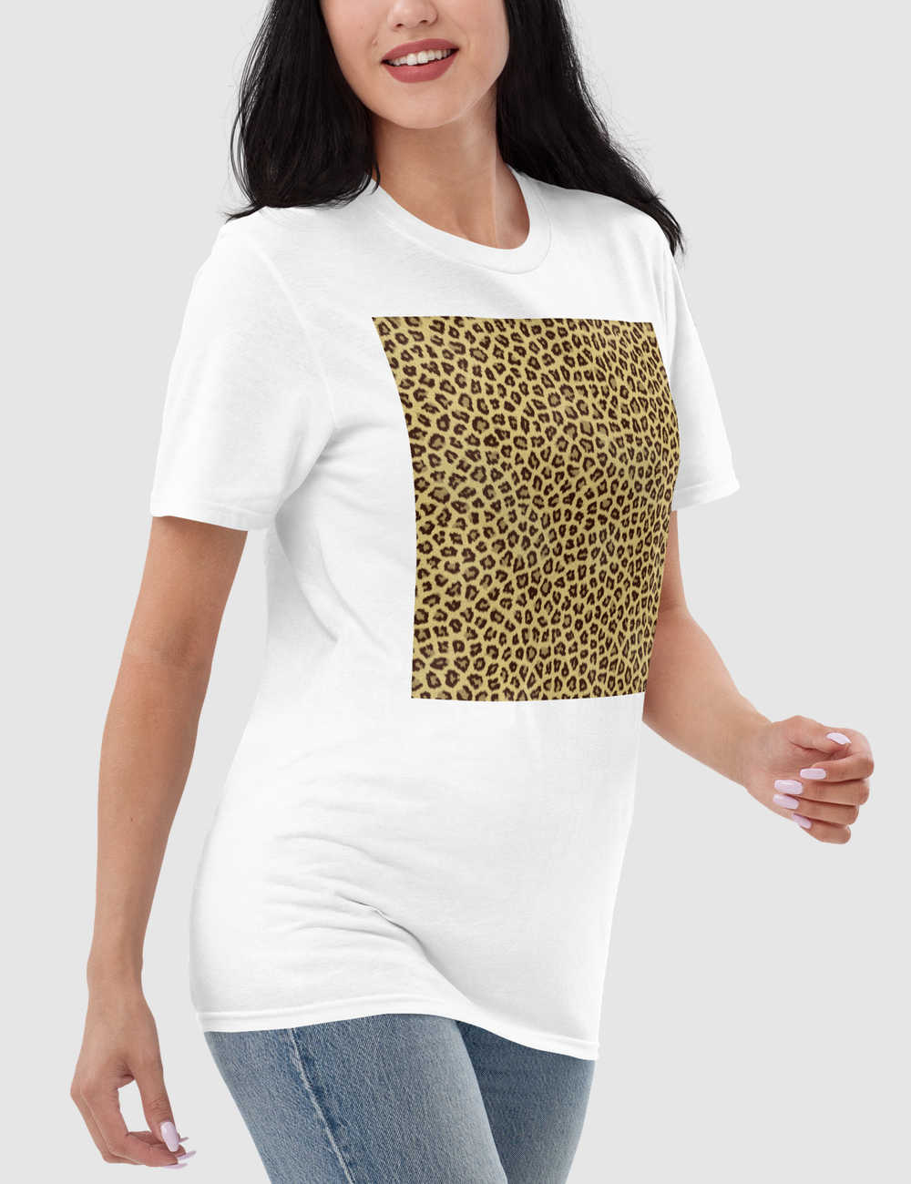 Leopard Print Women's Relaxed T-Shirt OniTakai