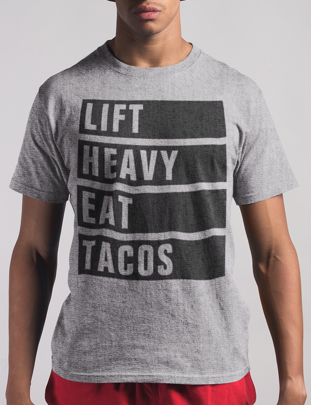 Lift Heavy Eat Tacos | T-Shirt OniTakai