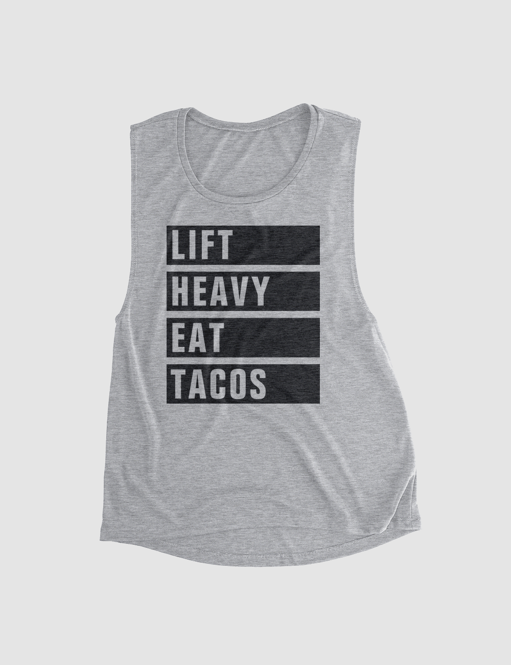 Lift Heavy Eat Tacos Women's Muscle Tank Top OniTakai