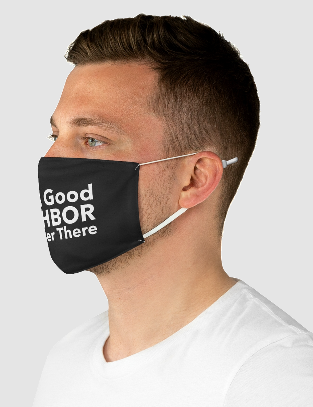Like A Good Neighbor Stay Over There | Fabric Face Mask OniTakai