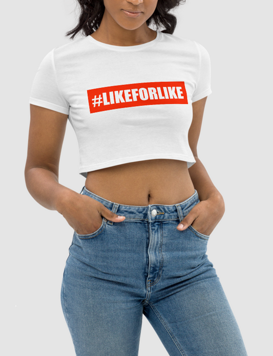 Like For Like | Women's Crop Top T-Shirt OniTakai