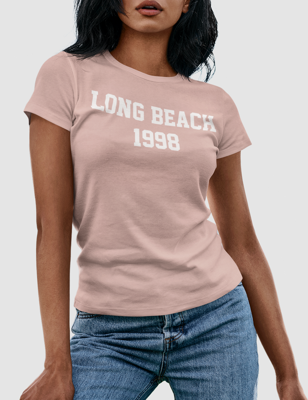 Long Beach 1998 | Women's Fitted T-Shirt OniTakai