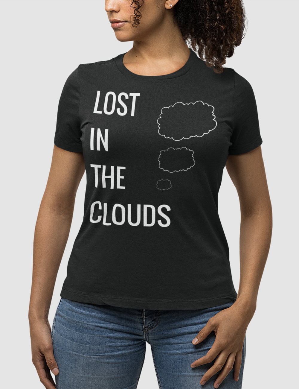 Lost In The Clouds | Women's Fitted T-Shirt OniTakai
