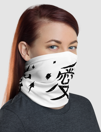Love Kanji | Neck Gaiter Face Mask OniTakai