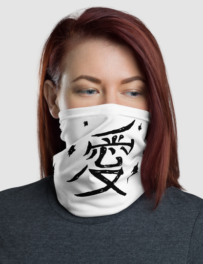 Love Kanji | Neck Gaiter Face Mask OniTakai