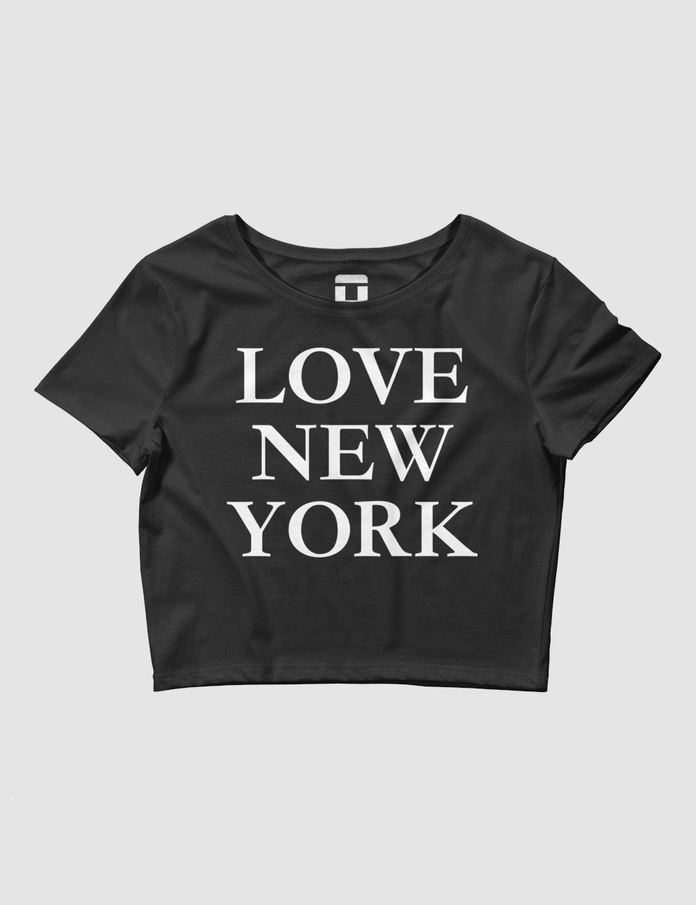Love New York | Women's Fitted Crop Top T-Shirt OniTakai