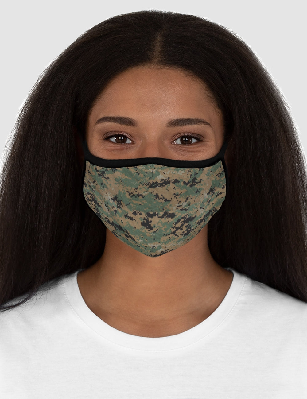MARPAT Digital Woodland Camouflage Print Fitted Double Layered Polyester Face Mask OniTakai