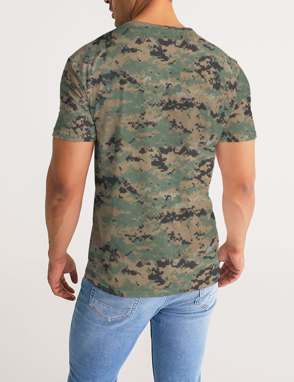 MARPAT Digital Woodland Camouflage Print | Men's Sublimated T-Shirt OniTakai
