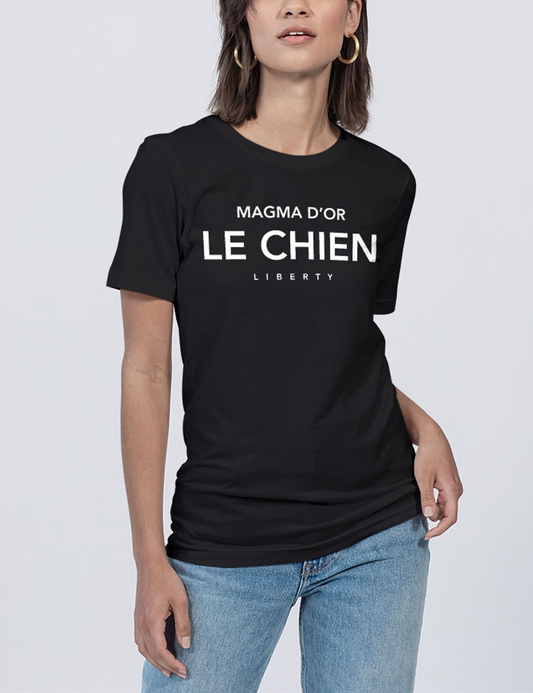 Magma D'or Le Chien Liberty Women's Soft Jersey T-Shirt OniTakai