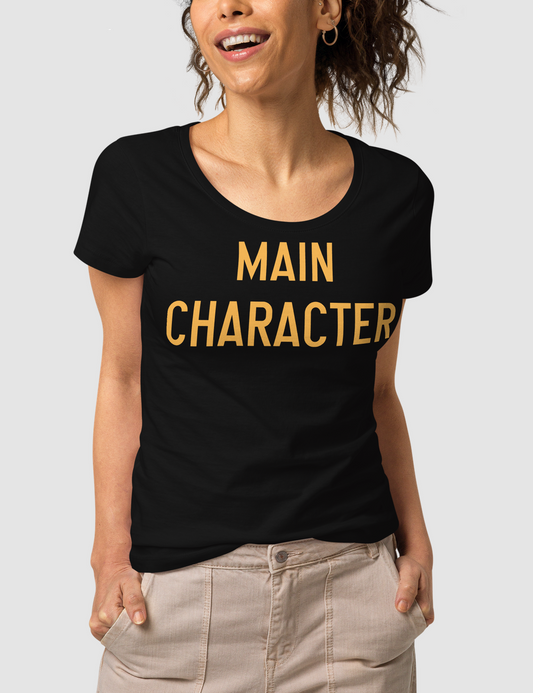 Main Character | Women's Organic Round Neck T-Shirt OniTakai