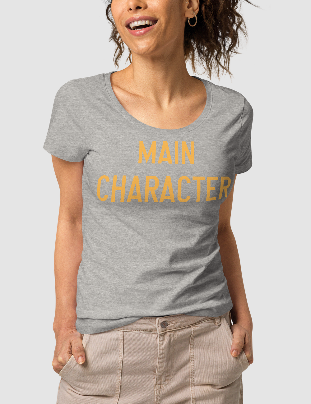 Main Character | Women's Organic Round Neck T-Shirt OniTakai