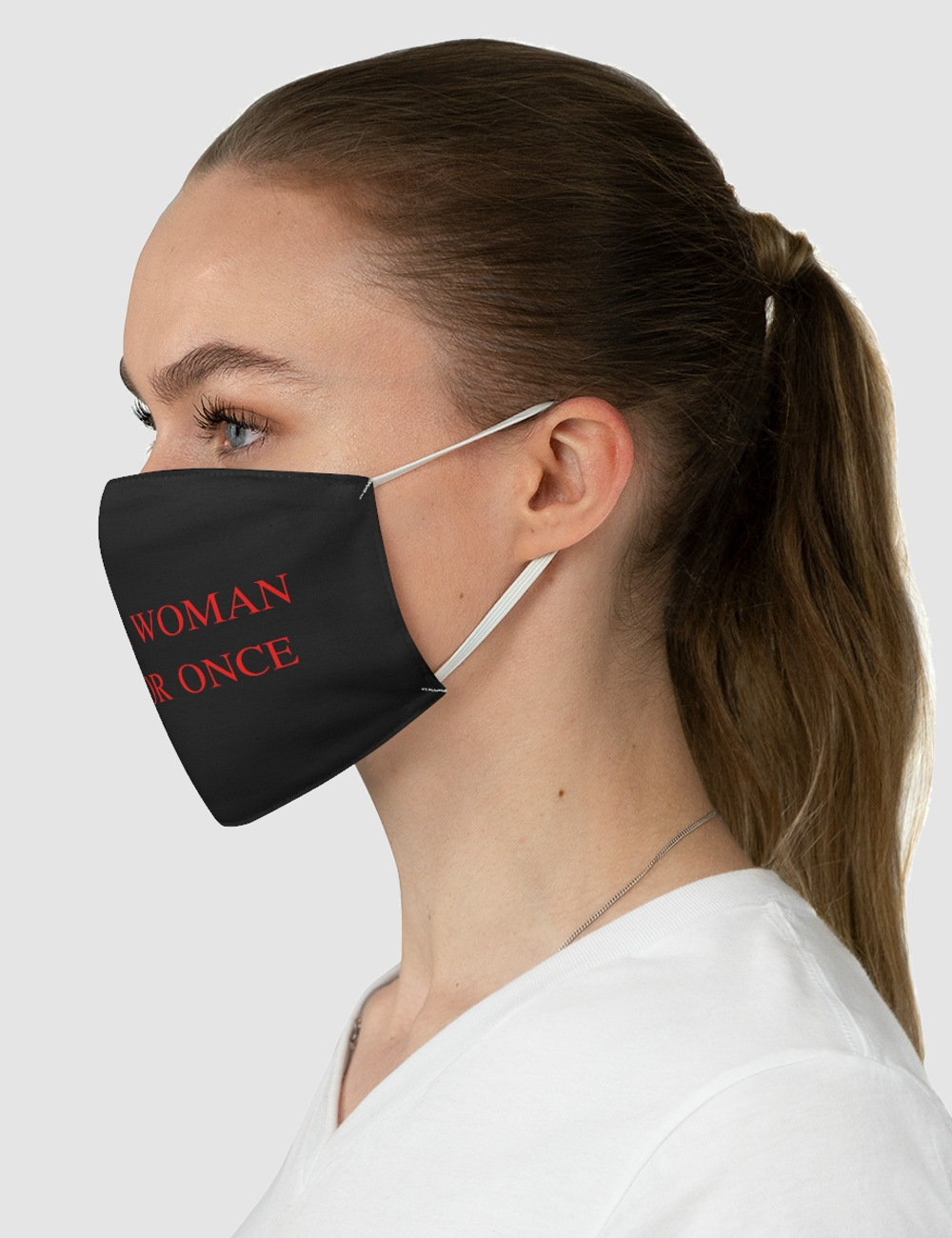 Make A Woman Cum For Once | Fabric Face Mask OniTakai